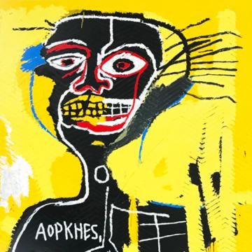 Jean-Michel Basquiat, Cabeza, 1982